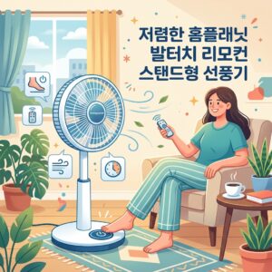 ai thumbnail illustration 저렴한 홈플래닛 발터치 리모컨 스탠드형 선풍기 1785773560